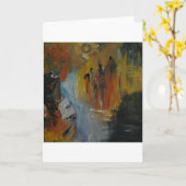 CARTE BAPTISME DE L'EAU (Fleur jaune)