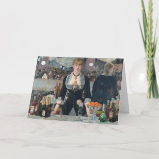 Carte Bar Folies-Bergere Manet Impressionniste Peinture
