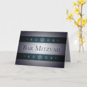 Carte Bar Mitzvah (Fleur jaune)