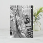 Carte Bar mitzvah (Debout devant)