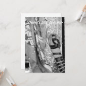 Carte Bar mitzvah (Devant/Arrière en situation)