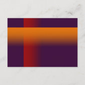 Carte Bar Mitzvah orange et rouge sur n'importe quelle c (Dos)