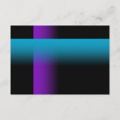 Carte Bar Mitzvah violet et turquoise sur n'importe quel (Dos)