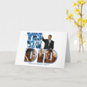 Carte Barack Obama (Fleur jaune)