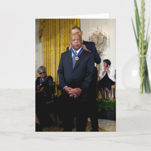 Carte Barack Obama et John Lewis