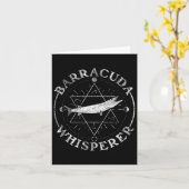 Carte Baracuda Whisperer - Barracuda (Fleur jaune)