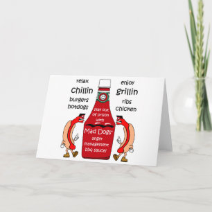 Carte Barbecue amusant