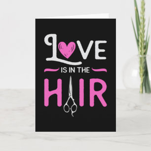 Carte Barber Hair Styliste Coiffeur Ciseaux Cheveux Cade