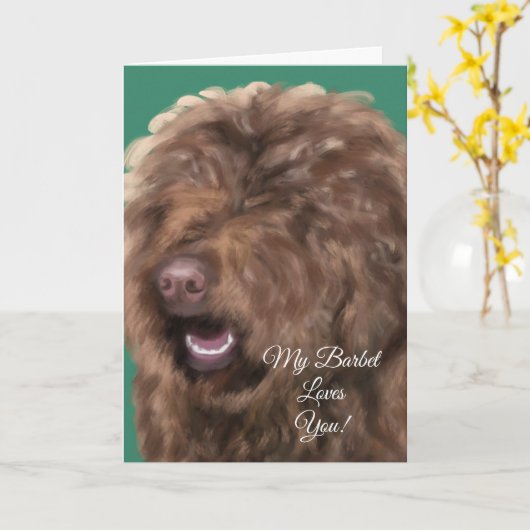 Carte Barbet (Fleur jaune)