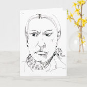 Carte Barb's Card (Fleur jaune)