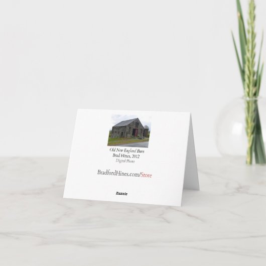 Carte Bard Old New England (Dos)