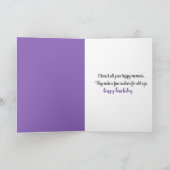 Carte Barefet en Fleur sauvage Anniversaire (Intérieur)