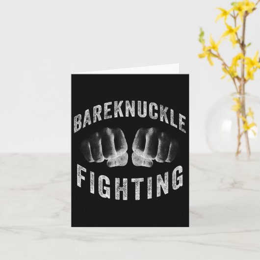 Carte Bareknuckle Combat Knockout (Fleur jaune)