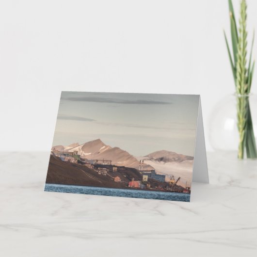 Carte Barentsburg Spitsbergen Svalbard (Devant)