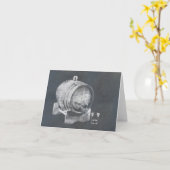 Carte Baril Whisky (Fleur jaune)