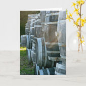 Carte Barils empilés (Fleur jaune)