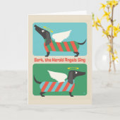 Carte Bark, The Herald Angels Sing (Fleur jaune)