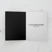 Carte Barn Chat dans le foin d'anniversaire (Intérieur)