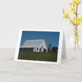 Carte Barn et Silo (Fleur jaune)