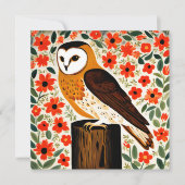 Carte Barn Owl (Devant)