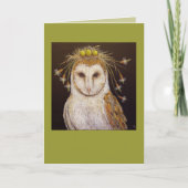 Carte Barn Owl Bride (Devant)