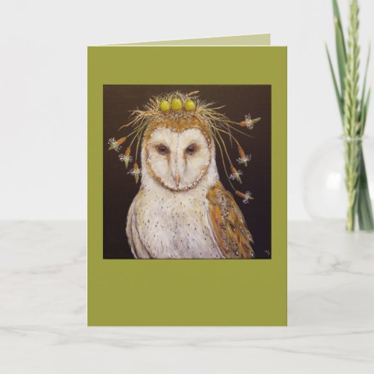 Carte Barn Owl Bride (Devant)