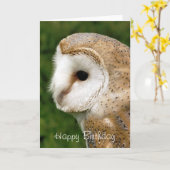 CARTE BARN OWLS (Fleur jaune)