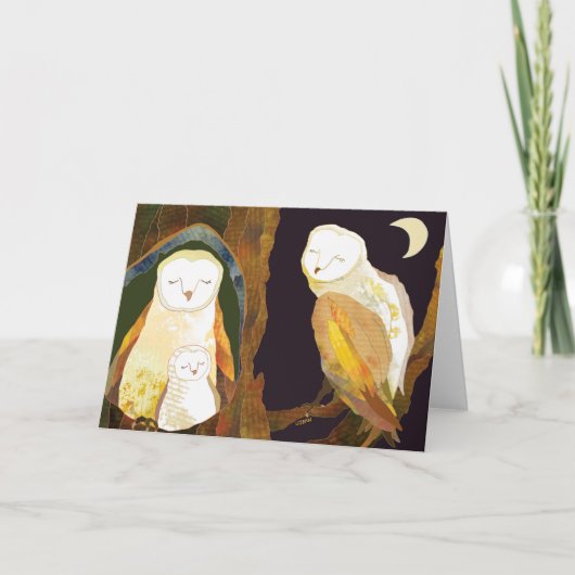 Carte Barn Owls (Devant)