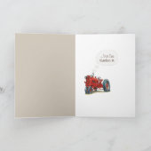 Carte Barn Rooster 81e Humour d'anniversaire (Intérieur)