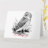 Carte Barne Owl Thunder_Cove (Fleur jaune)