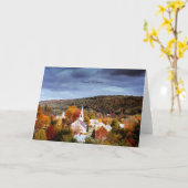 Carte Barnet, Vermont, automne en Nouvelle-Angleterre (Fleur jaune)