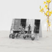 Carte Barnyard Banjo Player, 1927 (Fleur jaune)