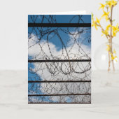 Carte Barre de fil (Fleur jaune)