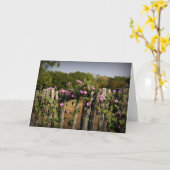 Carte "Barrière colorée " (Fleur jaune)