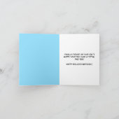 Carte Barrière Joyeux Anniversaire Funny Golf Ball En Ro (Intérieur)