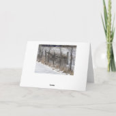 Carte Barrières et neige (Dos)