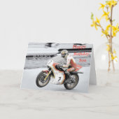 Carte Barry Sheene (Fleur jaune)