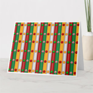 Carte Bars de Noël