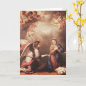 Carte Bartolome Murillo - l'Anunciation (Fleur jaune)