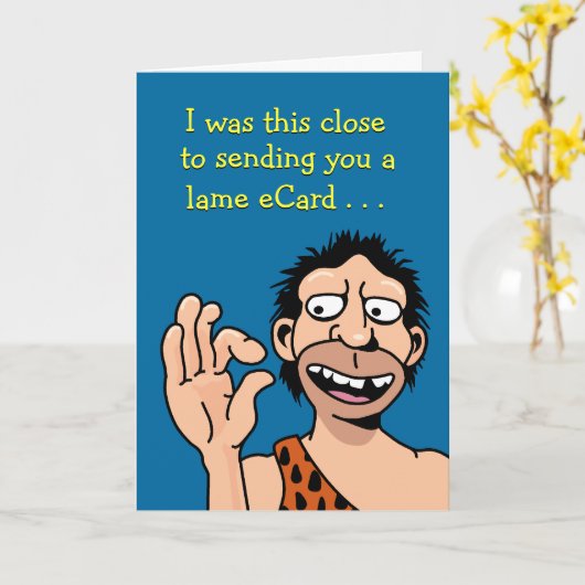 Carte Bas anniversaire de technologie (Fleur jaune)