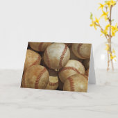 Carte Base-ball (Fleur jaune)