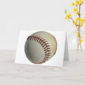 Carte Base-ball (Fleur jaune)