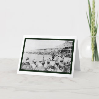 Carte Base-ball 1919 d'équipe d'armée