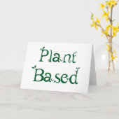 Carte Basé sur le plante (Fleur jaune)