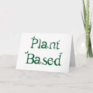 Carte Basé sur le plante