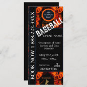 CARTE BASEBALL (Devant / Derrière)