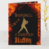 Carte Baseball       (Fleur jaune)