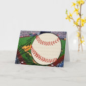 Carte Baseball (Fleur jaune)
