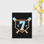 Carte Baseball 7 Année Vieux Crème Ice Driam 7e Annivers (Fleur jaune)