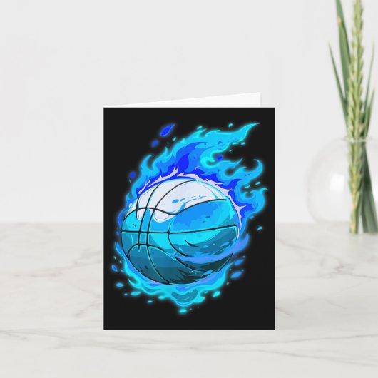 Carte Baseball avec Flamme Bleue (Devant)